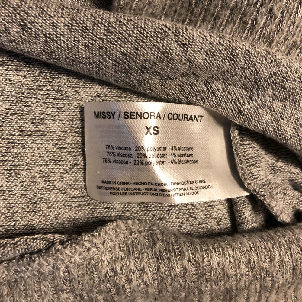 π3/&20 NWT William Rast Gray Off The Shoulder Dress - Picture 8 of 8